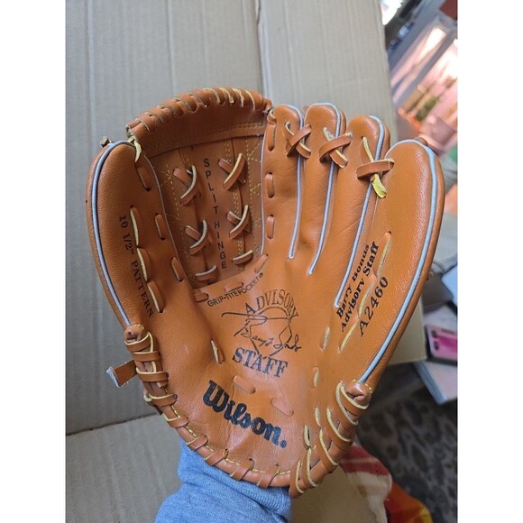 Wilson A2460 Baseball Glove Barry Bonds Good Shape 10 1/2" Splint Hinge Left Han - Picture 4 of 7